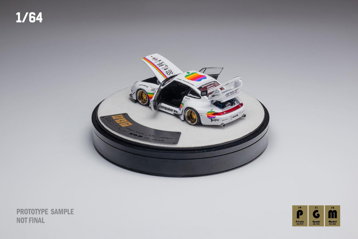 PGM 1:64 Porsche 993 RWB Apple Luxury Version