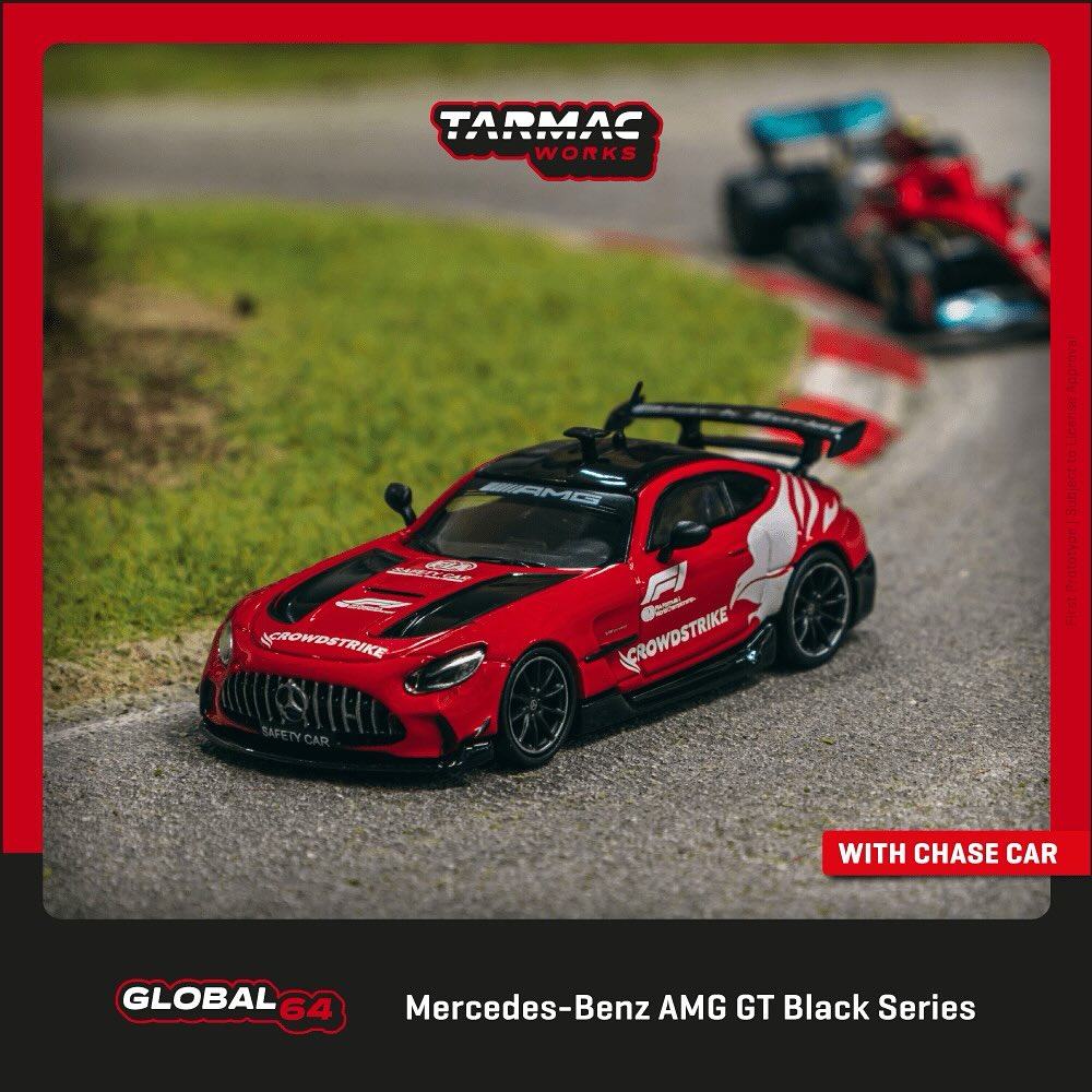 Tarmac Works 1:64 Mercedes-Benz AMG GT Black Series Safety Car in Red