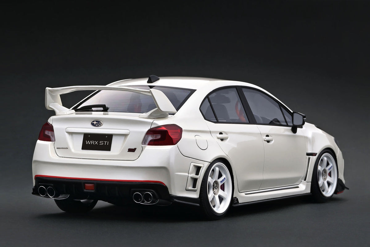 *PREORDER* Ignition Model 1:18 Subaru WRX STi (CBA-VAB) in Pearl White