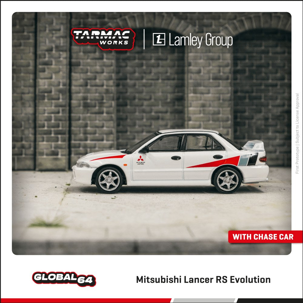 Tarmac Works 1/64 Mitsubishi Lancer GSR Evolution III in White