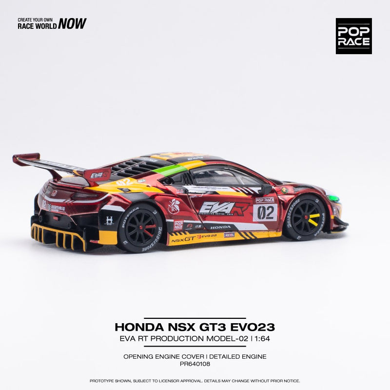 *PREORDER* Pop Race 1:64 Honda NSX (NC1) GT3 EVO22 EVA RT Production Model 02