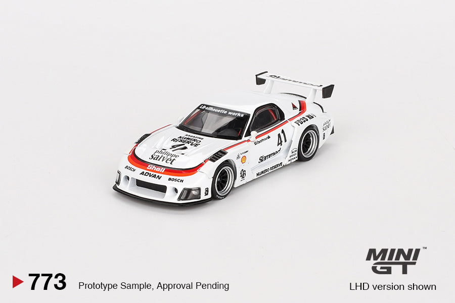 MINI GT 1:64 Mazda RX-7 LB-Super Silhouette #41 Numero Reserve in White