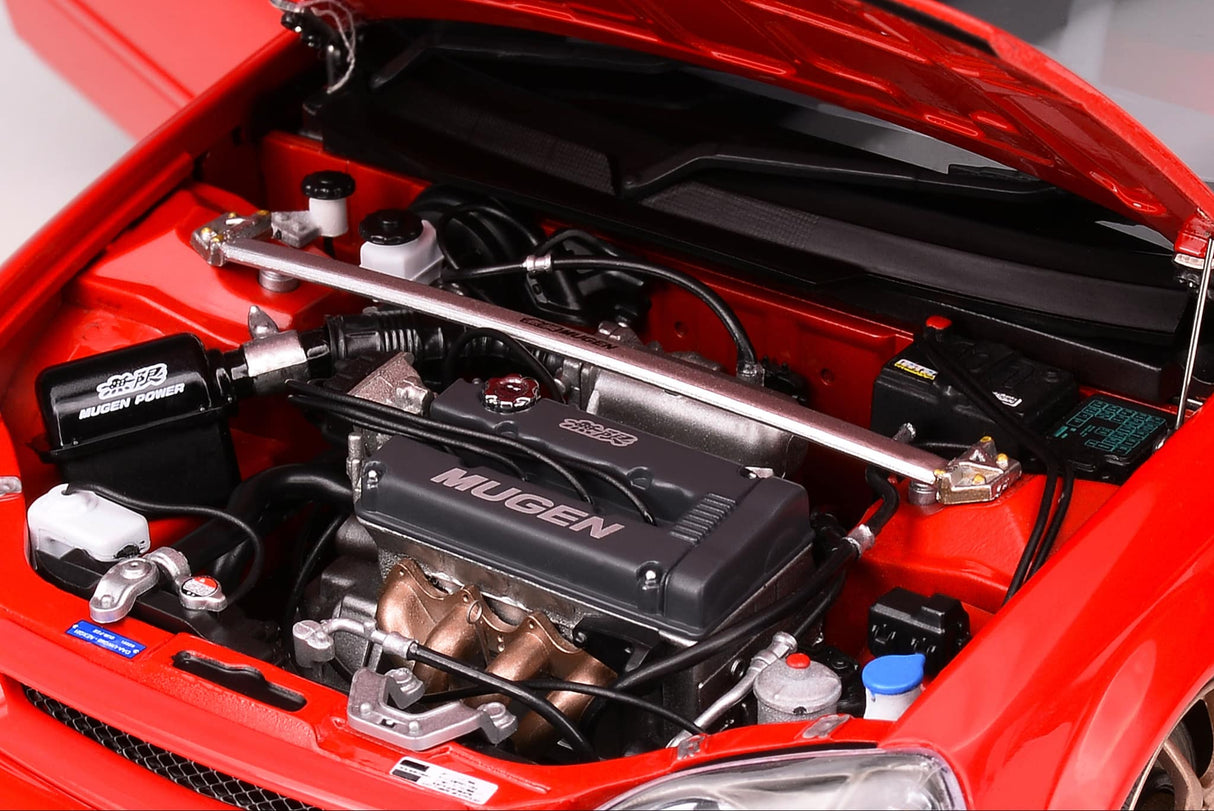 MotorHelix 1:18 Honda Civic Type-R (EK9) MUGEN in Milano Red