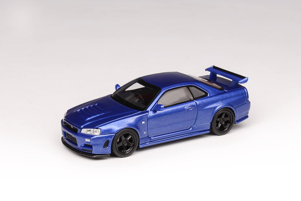 *PREORDER* MotorHelix 1:64 Nissan Skyline (R34) GT-R Z-Tune in Bayside Blue