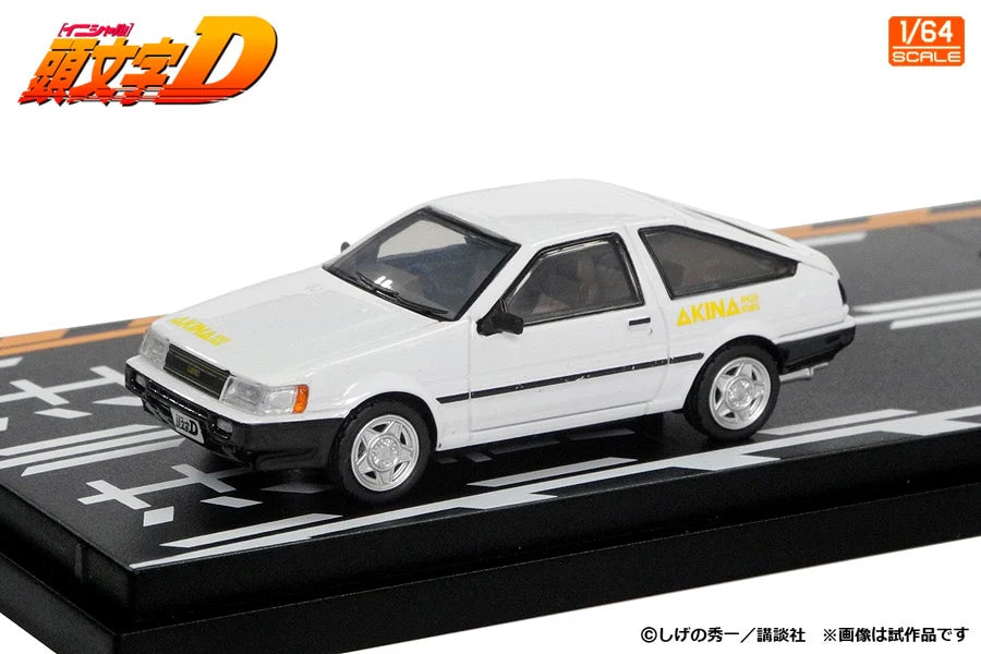 Initial D Set 1:64 Vol. 21 Takeuchi Itsuki Levin (AE85) & Kenji 180SX