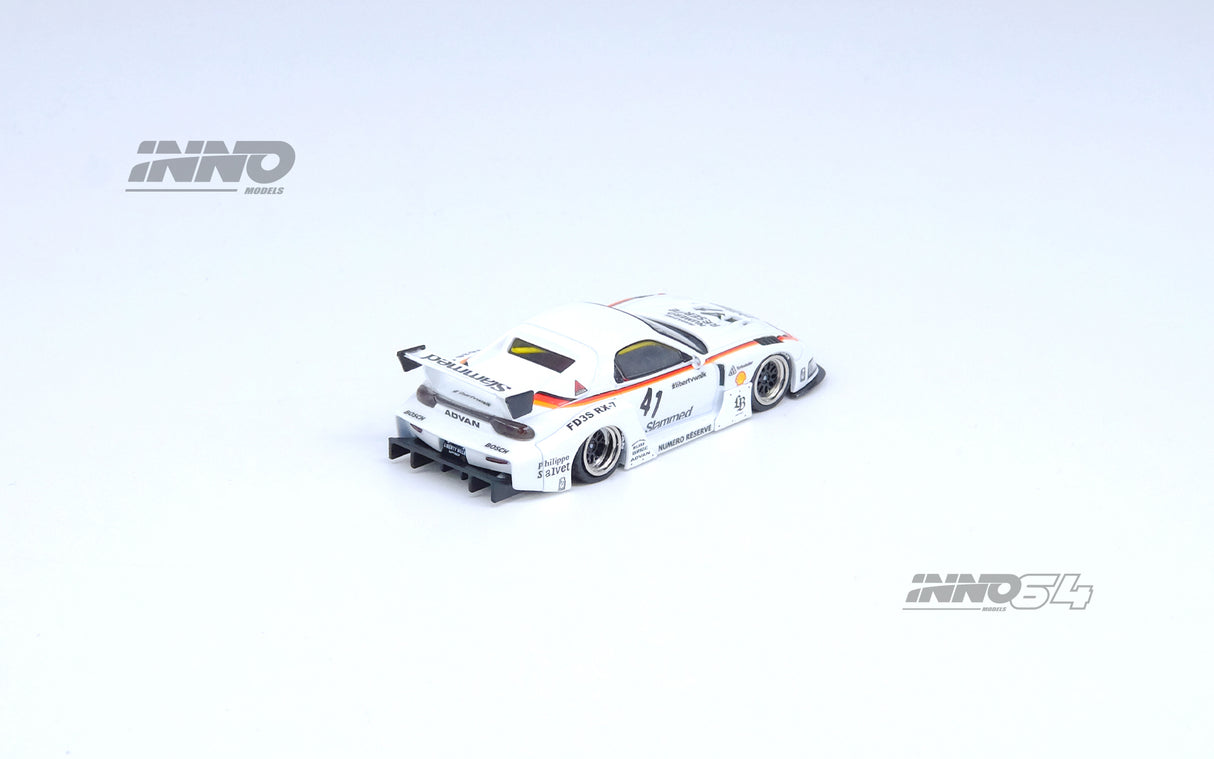 INNO64 1:64 Mazda RX7 (FD3S) LB-SUPER SILHOUETTE in White