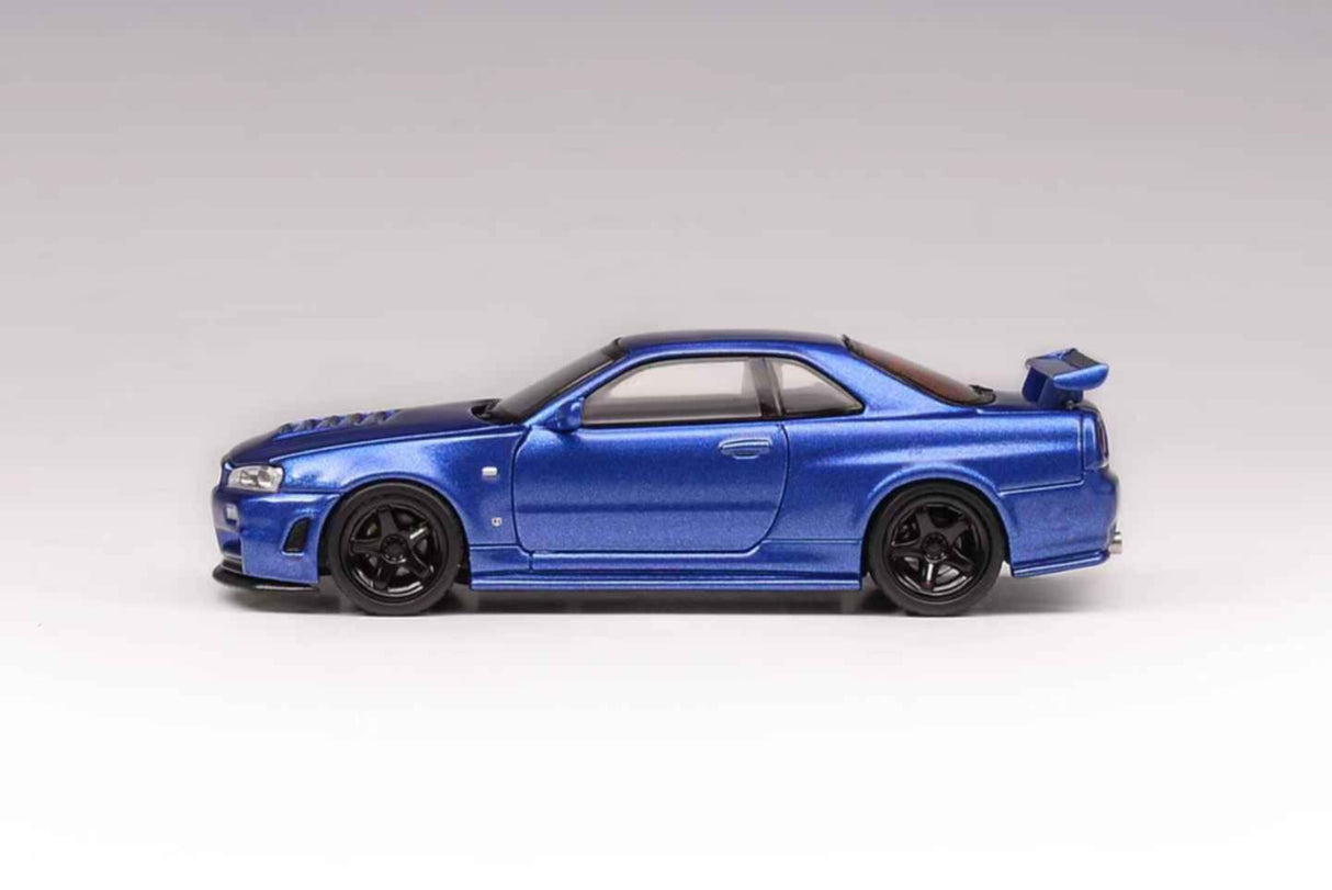 *PREORDER* MotorHelix 1:64 Nissan Skyline (R34) GT-R Z-Tune in Bayside Blue