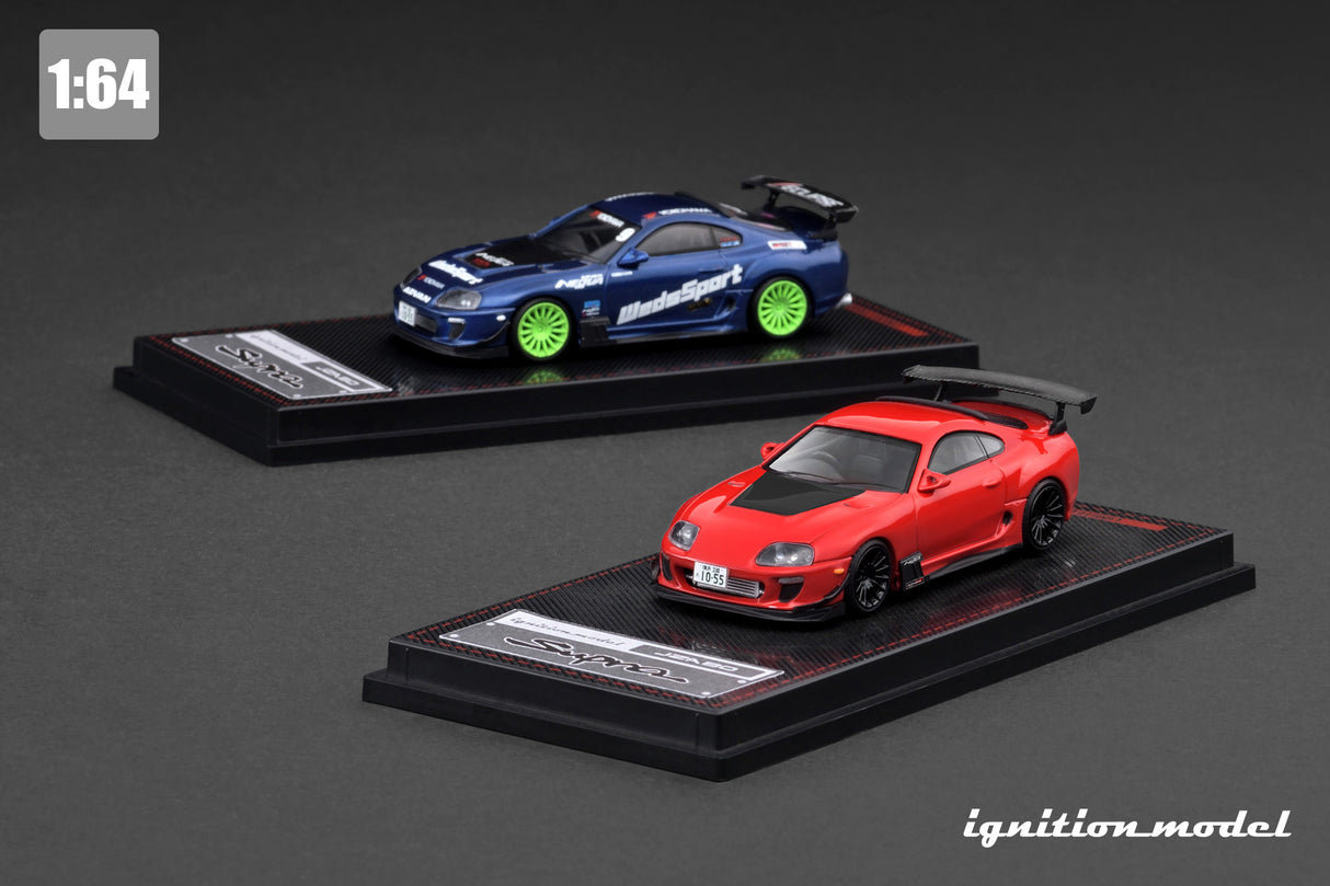 *PREORDER* Ignition Model 1:64 Toyota Supra (JZA80) RZ Max Orido Edition in Blue Metallic