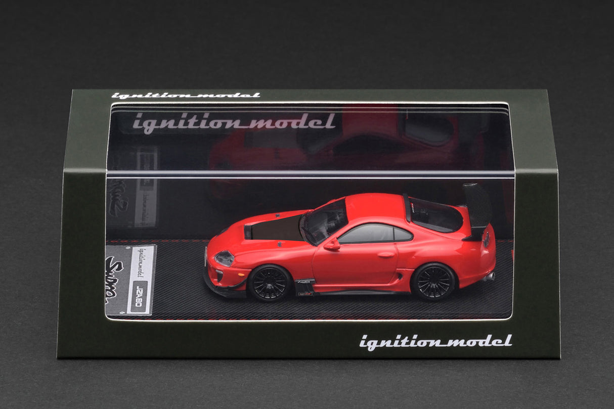 *PREORDER* Ignition Model 1:64 Toyota Supra (JZA80) RZ Max Orido Edition in Red