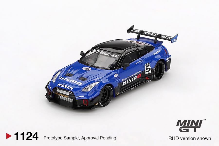 *PREORDER* MINIGT 1:64 LB-Silhouette WORKS GT NISSAN 35GT-RR Ver.2 in Blue