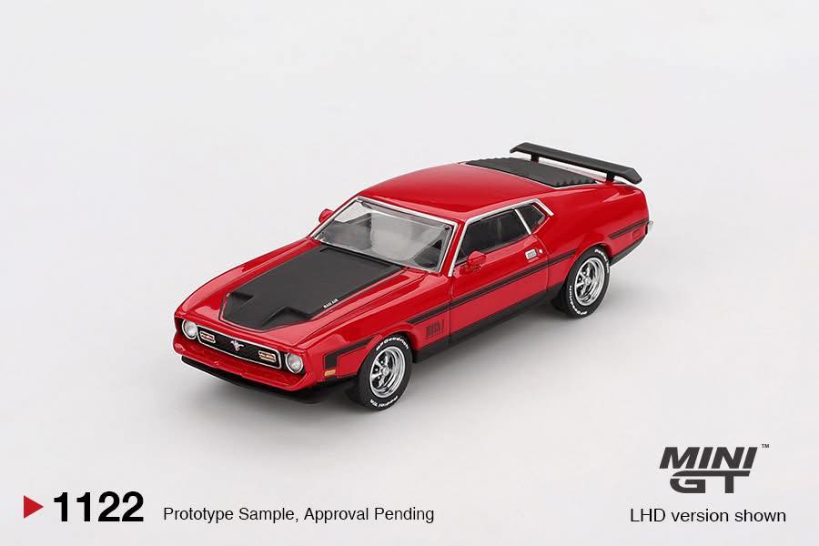*PREORDER*MINIGT 1:64 1:64 Ford Mustang Mach1 1971 in Race Red