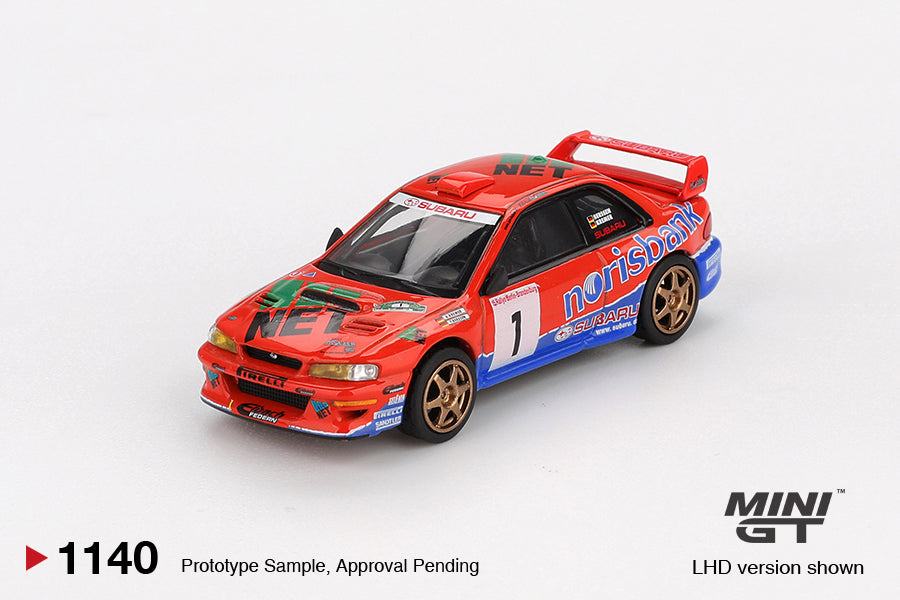 *PREORDER* MINI GT 1:64 Subaru Impreza WRC97 #1 – 1999 DRM Champion