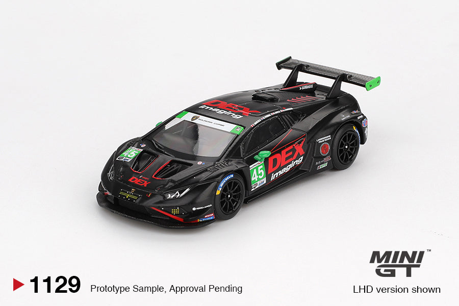 *PREORDER* MINI GT 1:64 Lamborghini Huracán GT3 EVO2 #45 DEX Imaging – 2024 IMSA Daytona 24Hrs