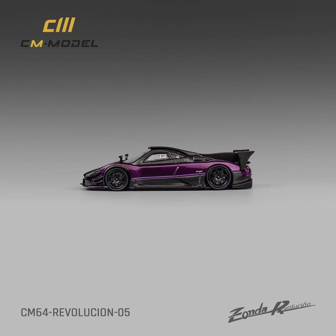 CM Model 1:64 Pagani Zonda Revolucion in Purple