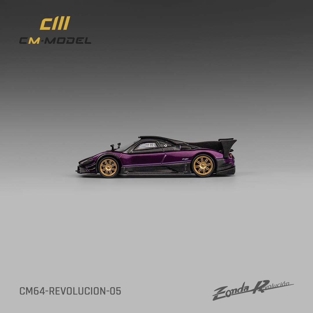 CM Model 1:64 Pagani Zonda Revolucion in Purple