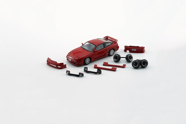 BM Creations 1:64 Nissan Silvia 180SX in Red LHD Version