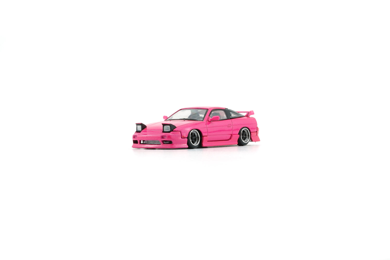 BM Creations 1:64 Nissan 180SX in Metallic Pink