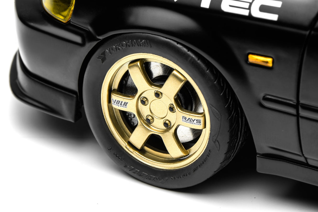 *PREORDER* MotorHelix 1:18 Honda Civic Type-R (EK9) No Good Racing Edition in Black
