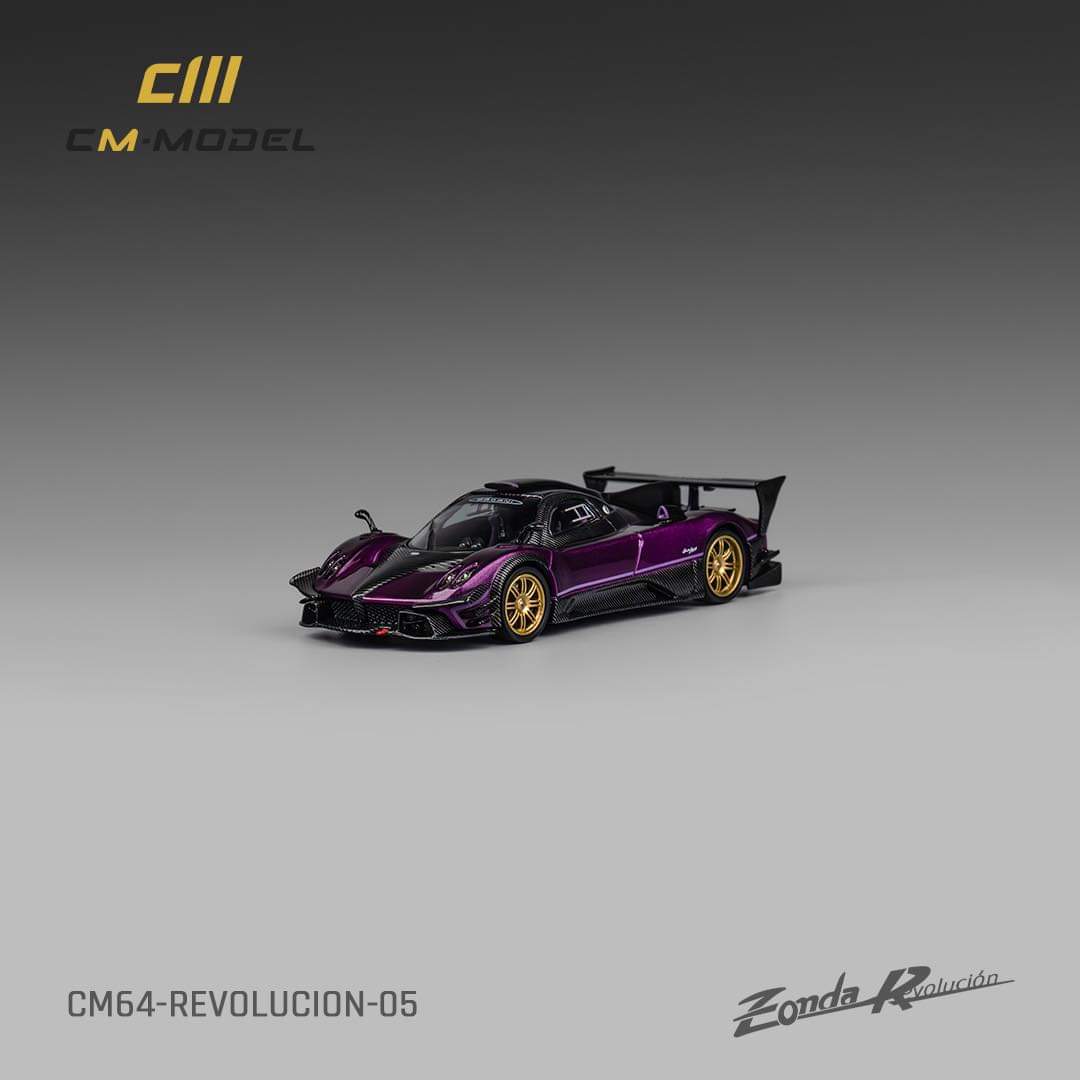 CM Model 1:64 Pagani Zonda Revolucion in Purple