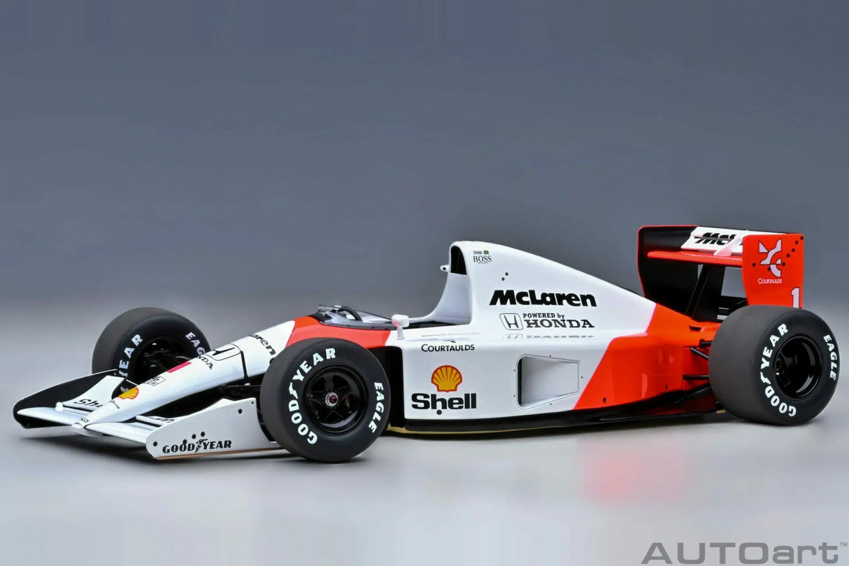 AUTOart 1:18 McLaren Honda MP4/6 Japanese GP 1991 A.SENNA #1 with McLaren Logo