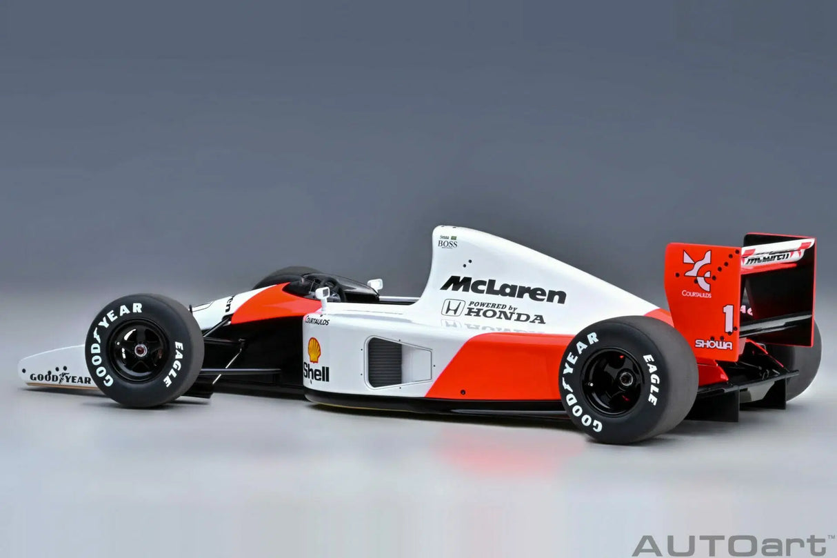 AUTOart 1:18 McLaren Honda MP4/6 Japanese GP 1991 A.SENNA #1 with McLaren Logo