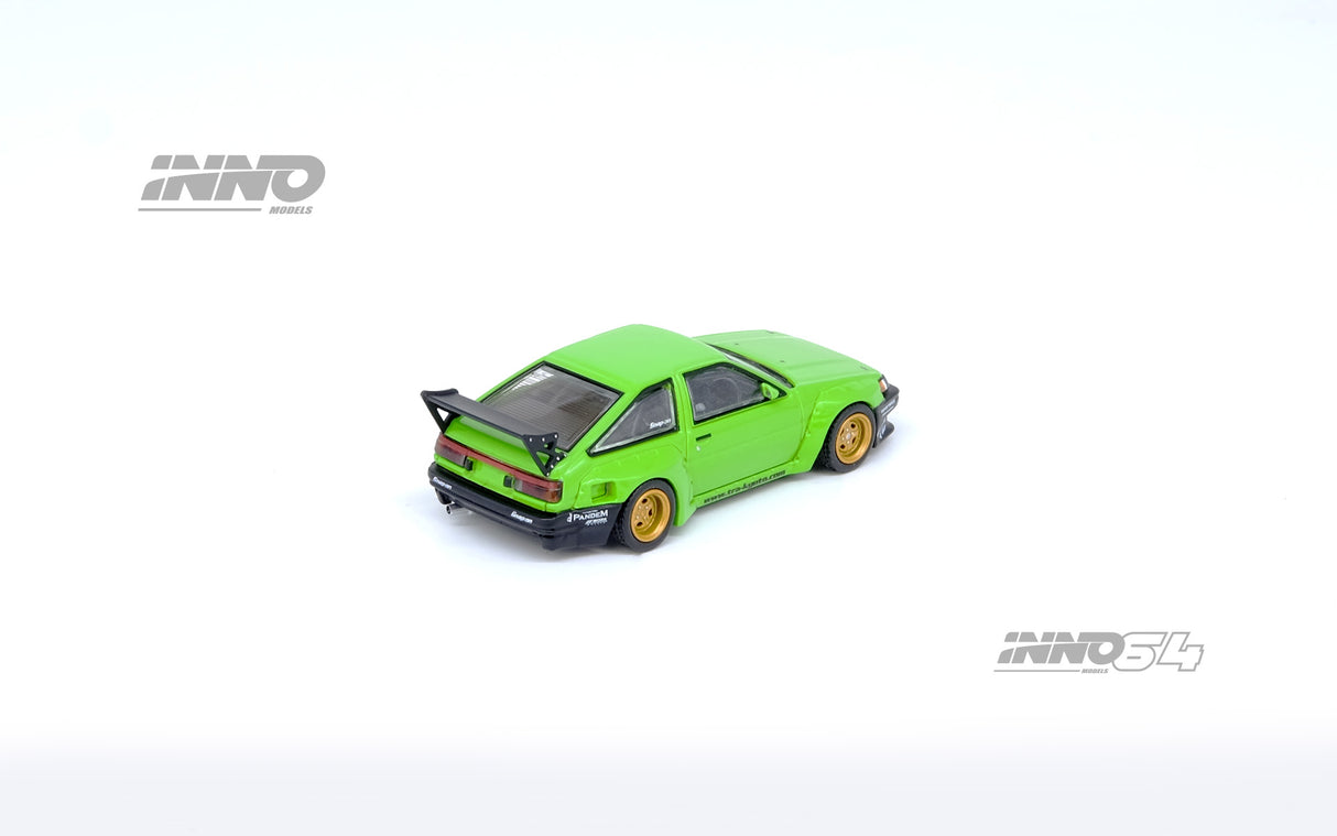 INNO64 1/64 Toyota AE86 Levin "Pandem Rocket Bunny" in Green