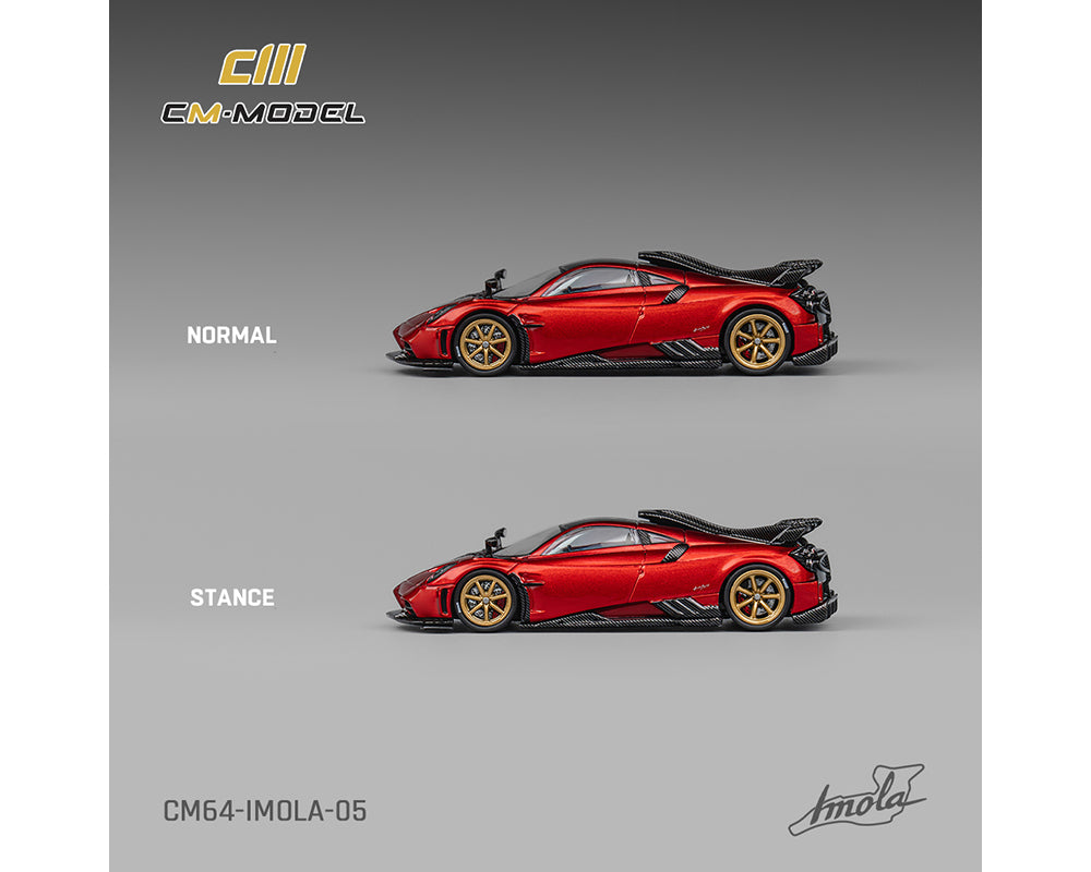 *PREORDER* CM Model 1:64 Pagani Imola in Metallic Red