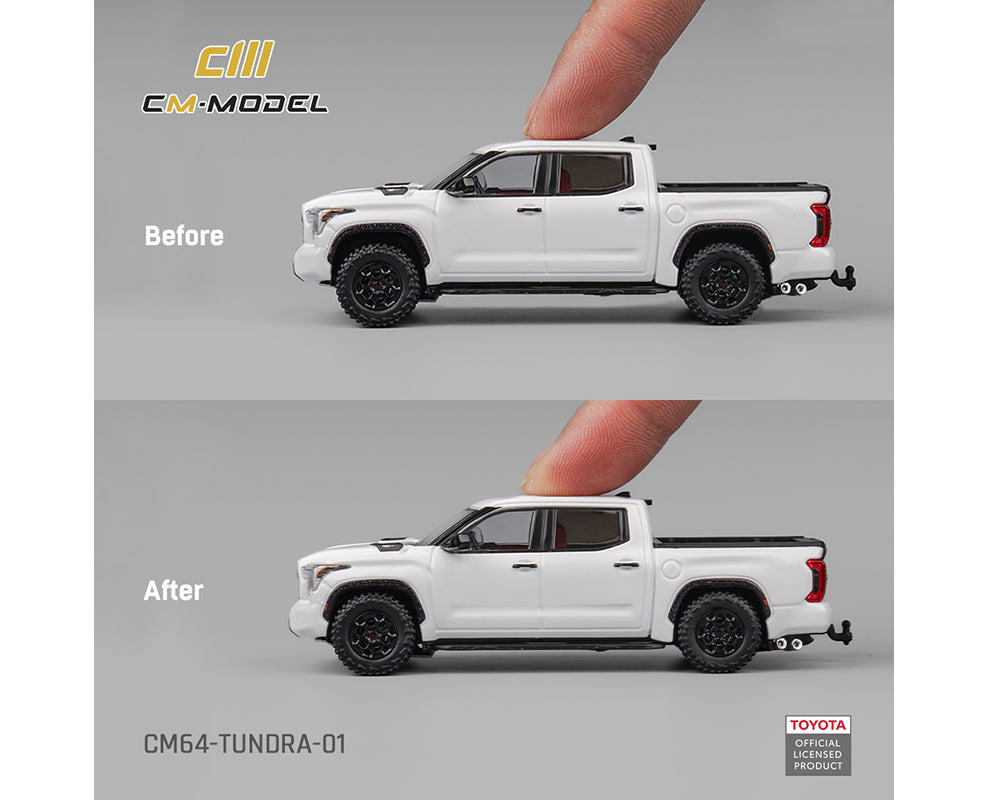 *PREORDER* CM Model 1:64 Toyota Tundra in White Limited Edition