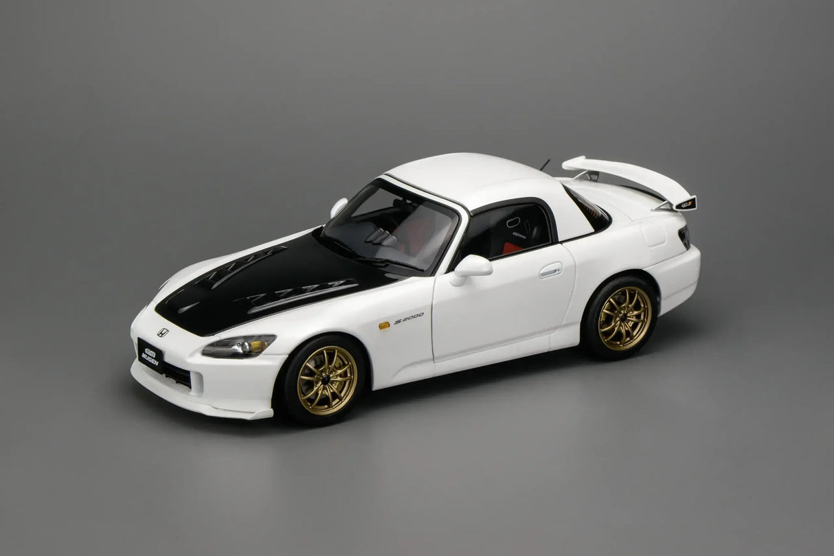MotorHelix 1/18 Honda S2000 (AP2) MUGEN in Platinum White Pearl