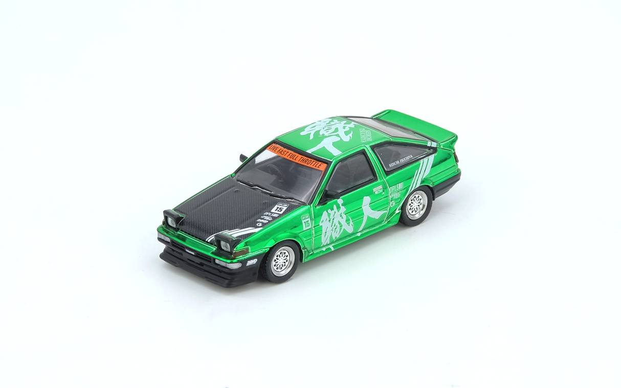 *PREORDER* INNO64 1:64 TOYOTA SPRINTER TRUENO AE86 "KEIICHI TSUCHIYA" (With Chase car) Limited Edition