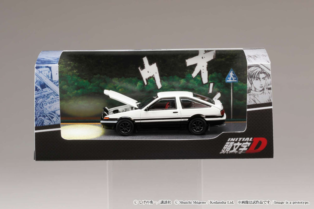 Hobby Japan 1:64 Toyota Sprinter Trueno GT Apex (AE86) Initial D VS Kyoichi Sudo