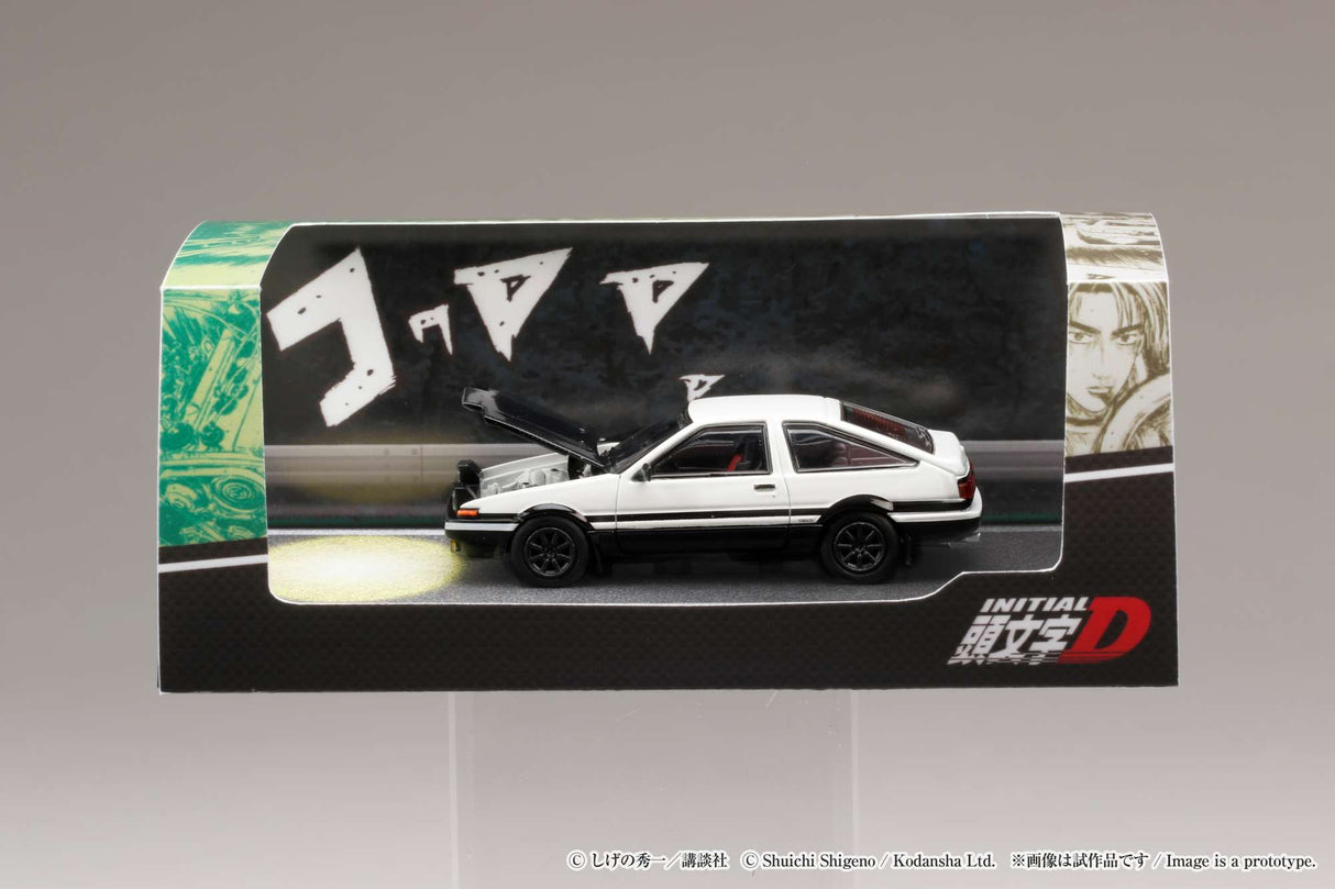 Hobby Japan 1:64 Toyota Sprinter Trueno GT Apex (AE86) Initial D VS Tomoyuki Tachi