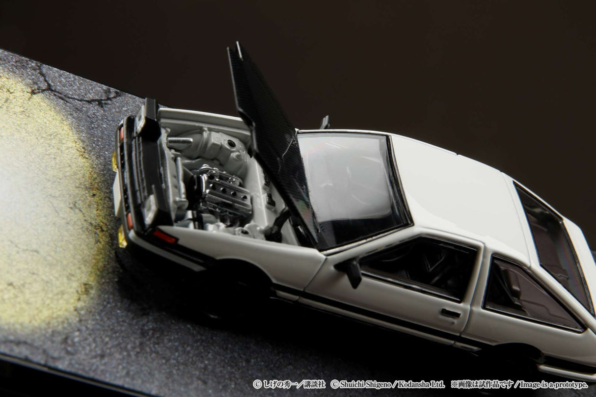 Hobby Japan 1:64 Toyota Sprinter Trueno (AE86) Initial D Final Version VS Shinji Inui