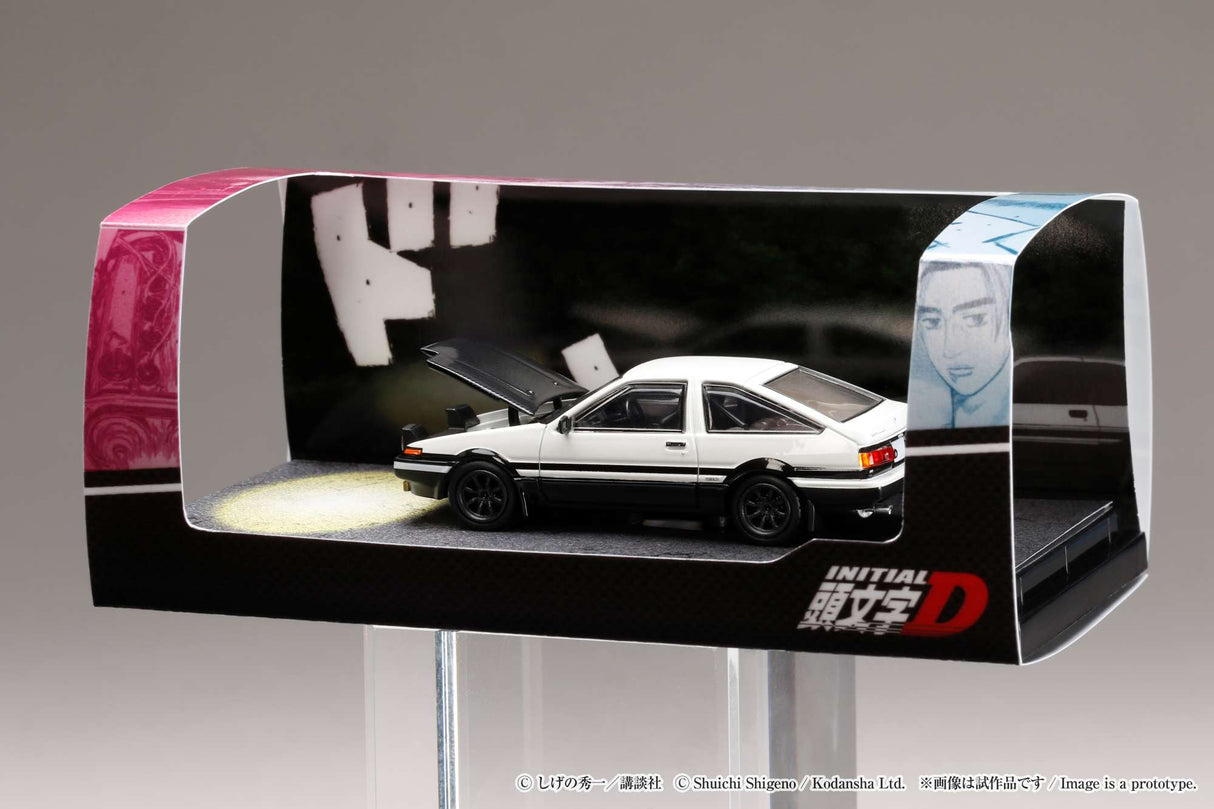 Hobby Japan 1:64 Toyota Sprinter Trueno (AE86) Initial D Final Version VS Shinji Inui