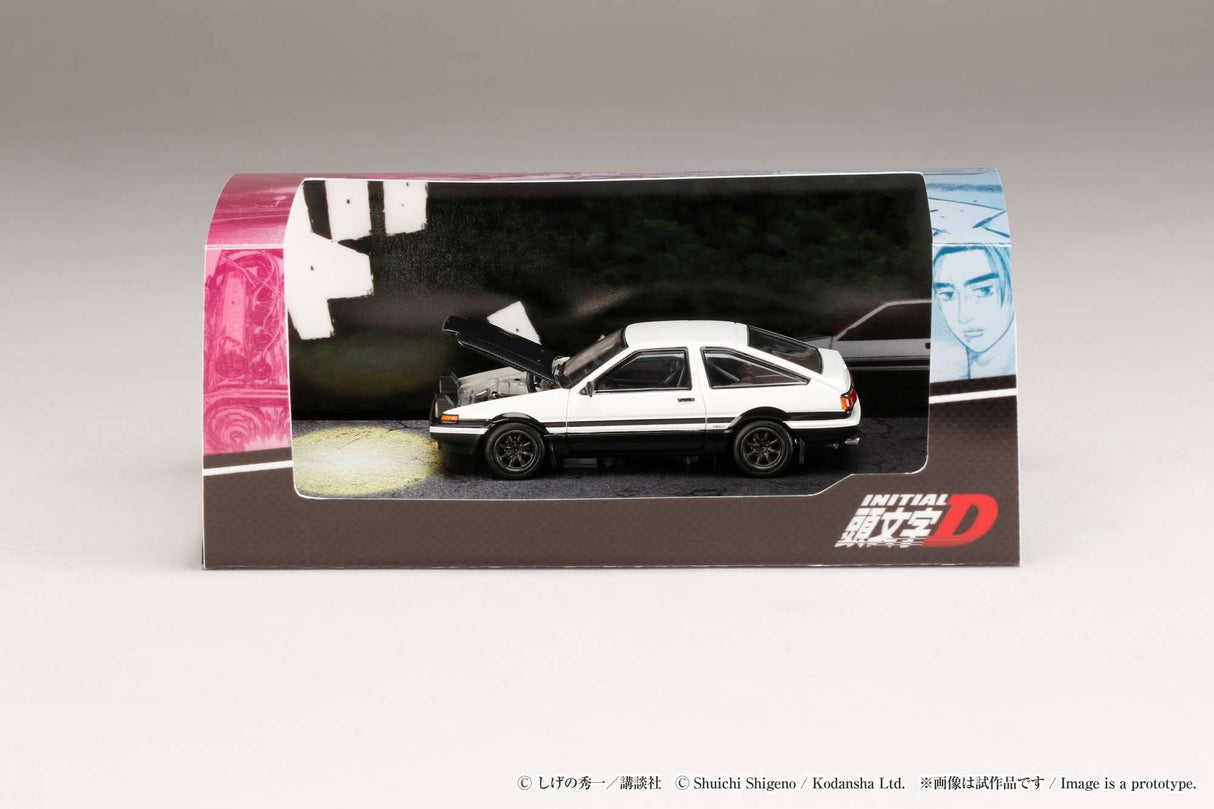 Hobby Japan 1:64 Toyota Sprinter Trueno (AE86) Initial D Final Version VS Shinji Inui