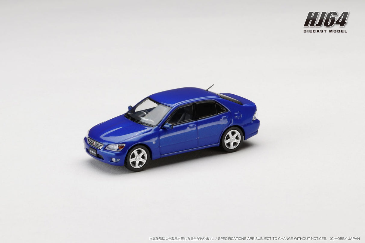 Hobby Japan 1:64 Toyota ALTEZZA RS200 (E10) 1998 in Blue Mica