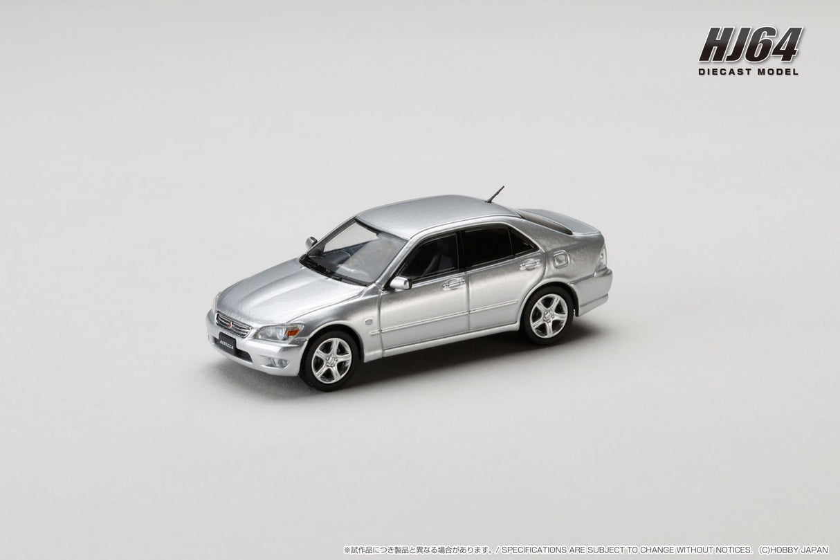 Hobby Japan 1:64 Toyota ALTEZZA RS200 (E10) 1998 in Silver Metallic