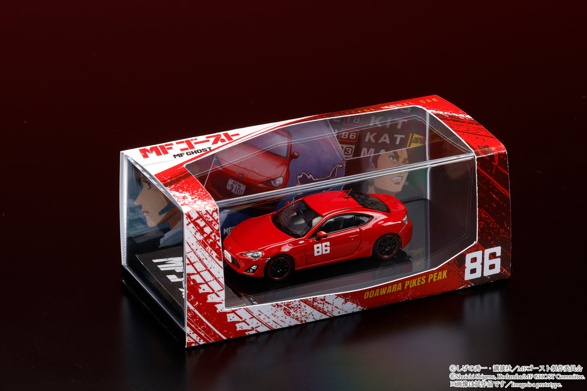 *PREORDER* Hobby Japan 1:64 Toyota 86 GT (ZN6) at Odawara Pikes Peak / MF GHOST – Kanata Katagiri