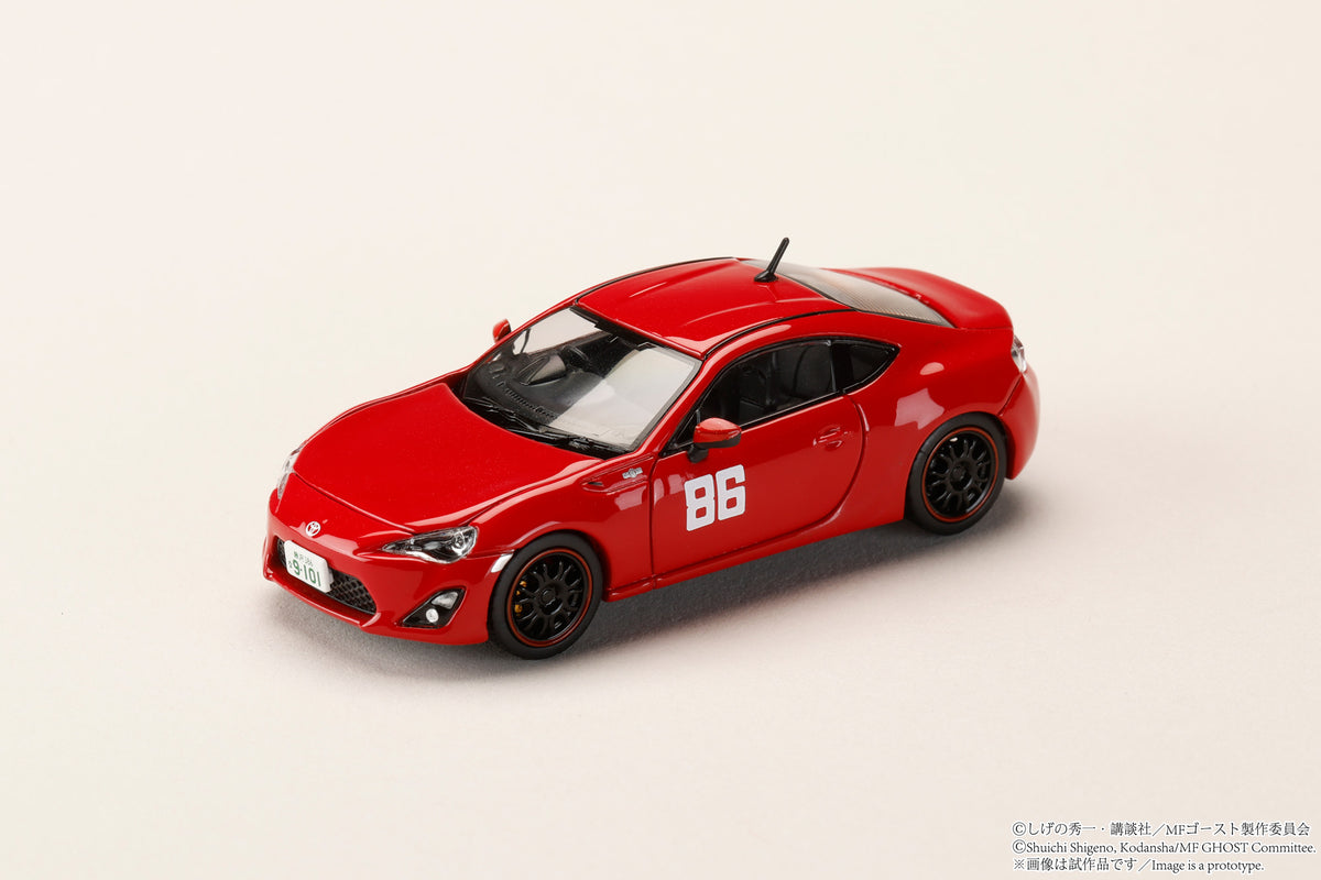 *PREORDER* Hobby Japan 1:64 Toyota 86 GT (ZN6) at Odawara Pikes Peak / MF GHOST – Kanata Katagiri