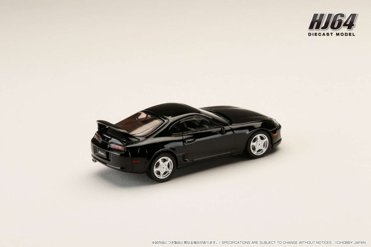 Hobby Japan 1:64 Toyota SUPRA RZ (JZA80) with Active Spoiler in Black