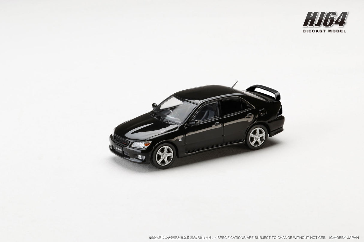 Hobby Japan 1:64 Toyota ALTEZZA RS200 (E10) 1998 Genuine Option Parts in Black