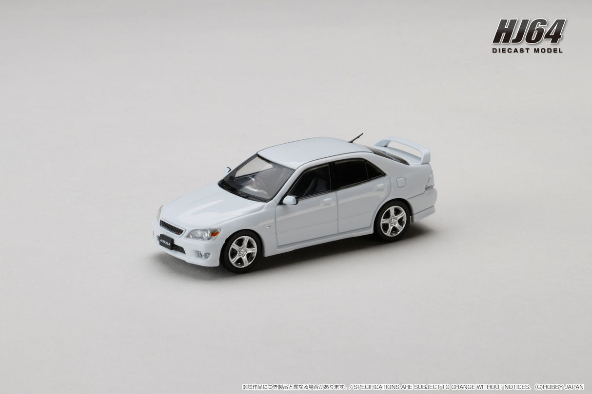 Hobby Japan 1:64 Toyota ALTEZZA RS200 (E10) 1998 Genuine Option Parts in Super White II