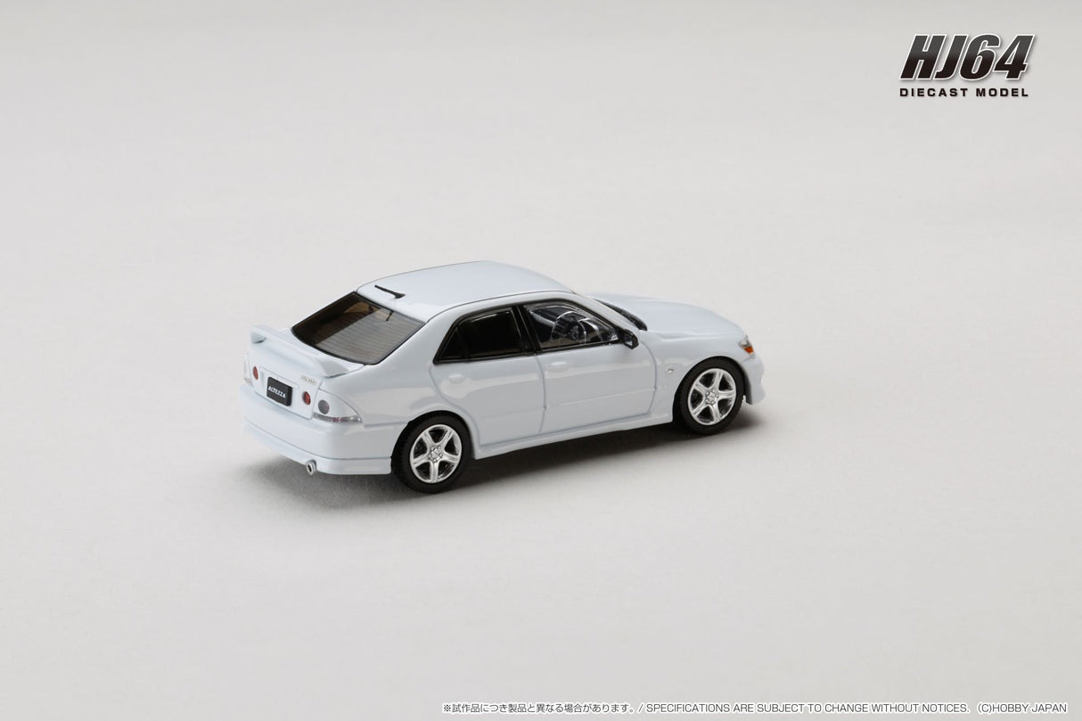 Hobby Japan 1:64 Toyota ALTEZZA RS200 (E10) 1998 Genuine Option Parts in Super White II