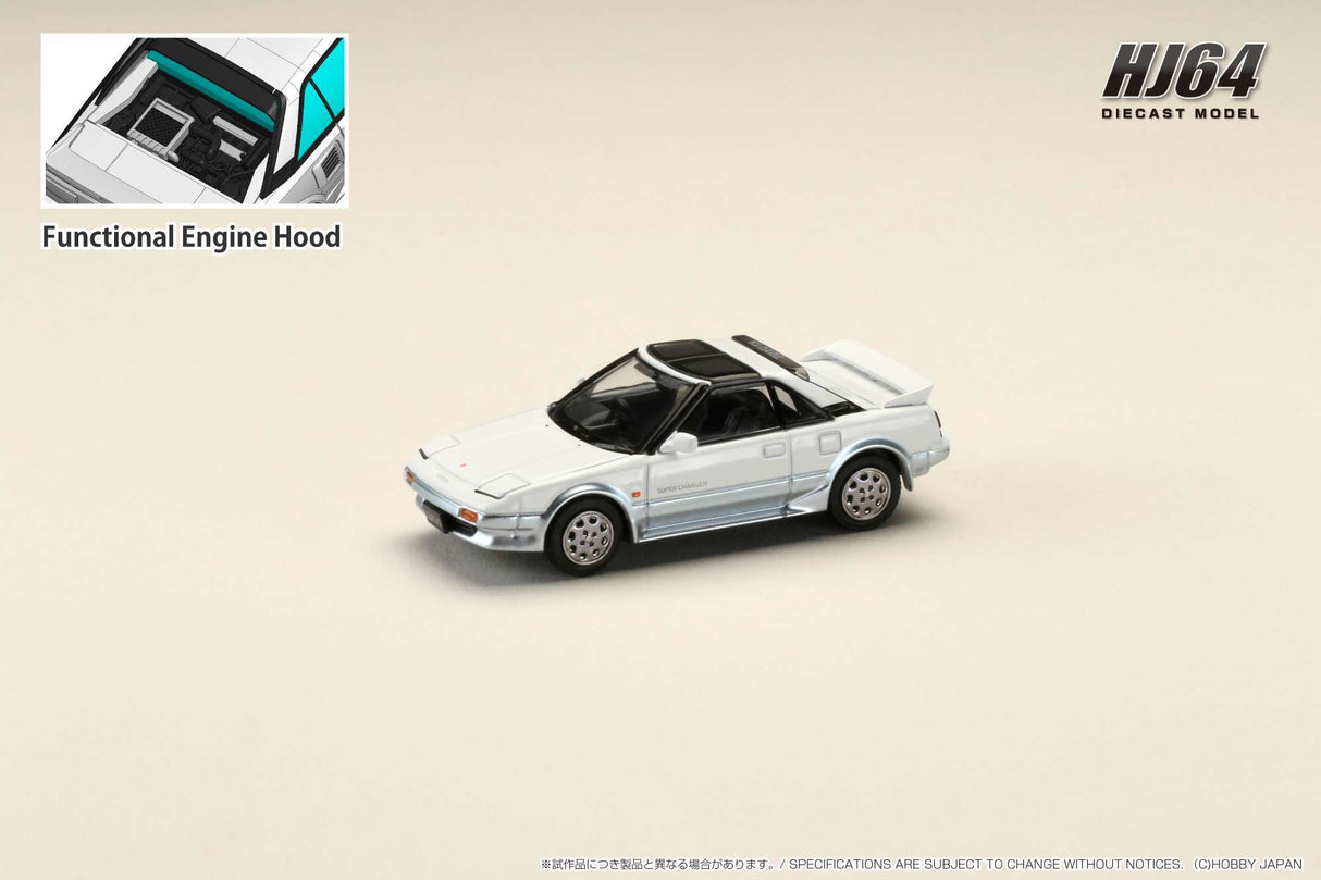 Hobby Japan 1:64 Toyota MR2 1600G-Limited Supercharged 1988 T-Top in Sparkle Wave