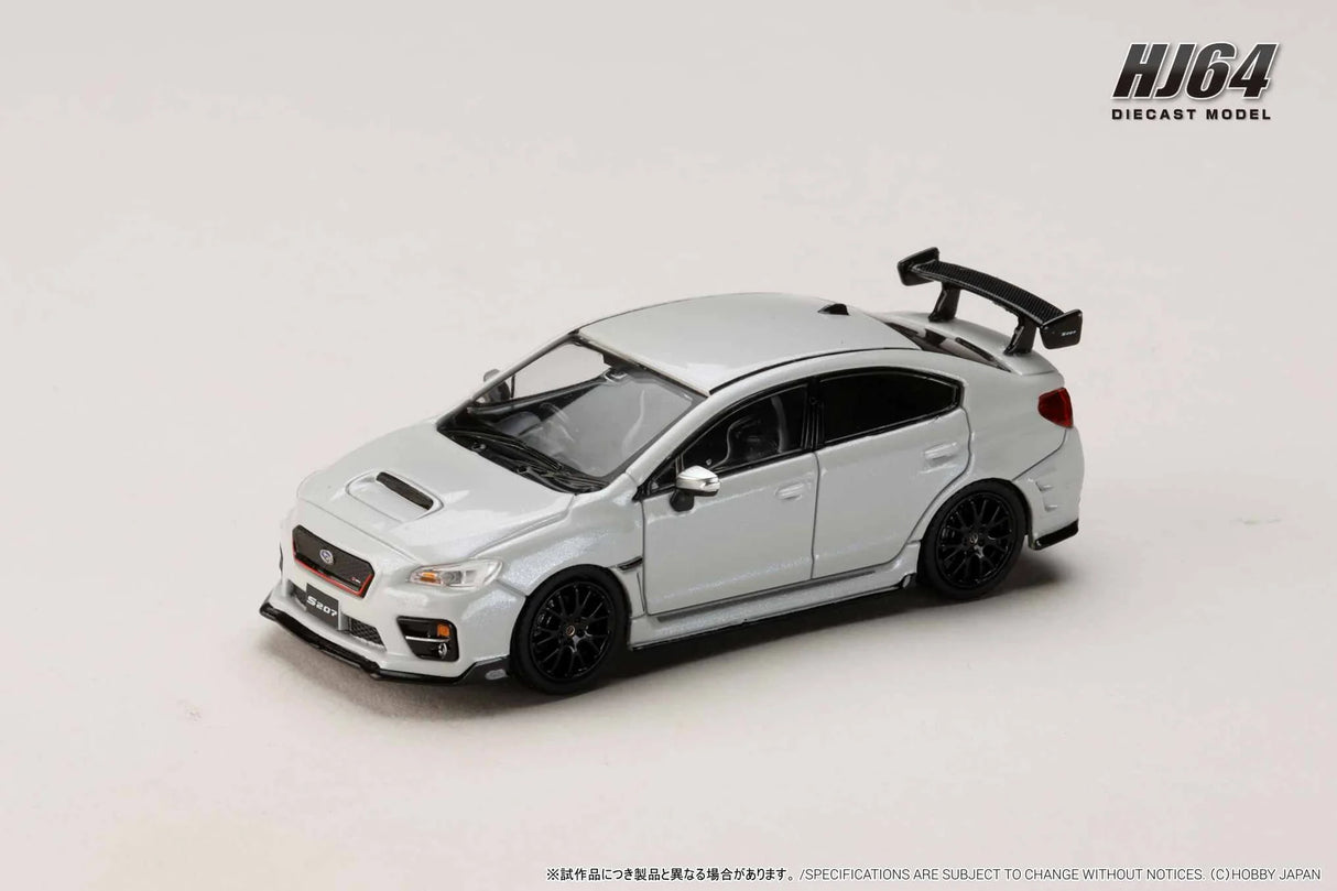 *PREORDER* Hobby Japan 1:64 Subaru S207 NBR Challenge Package in Crystal White Pearl