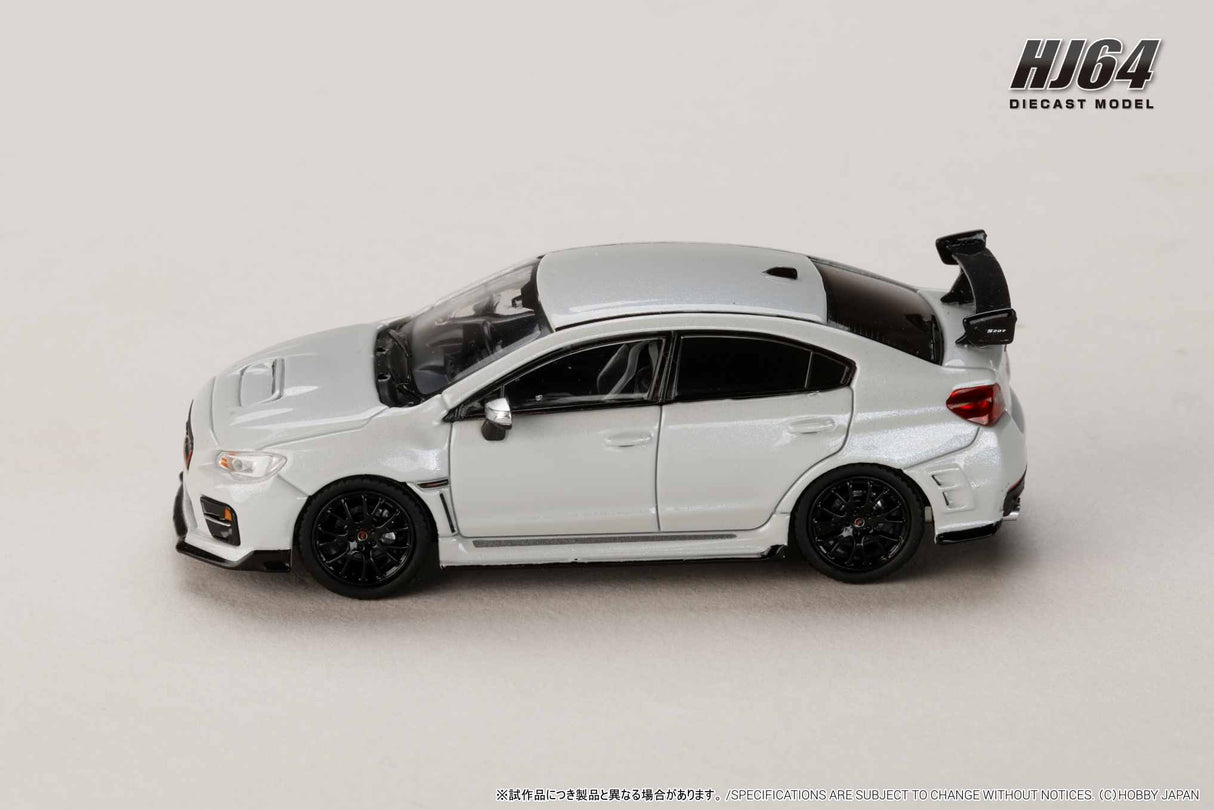 *PREORDER* Hobby Japan 1:64 Subaru S207 NBR Challenge Package in Crystal White Pearl
