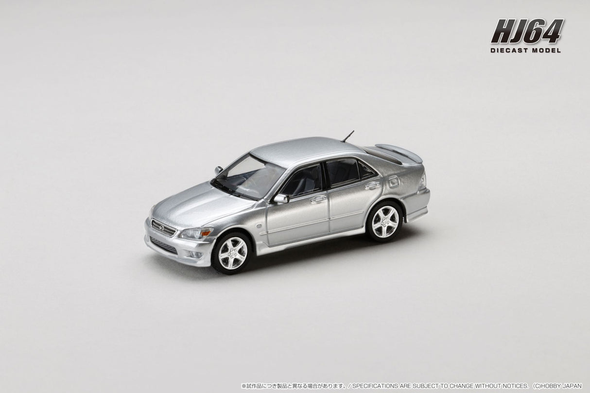 Hobby Japan 1:64 Toyota ALTEZZA RS200 (E10) 1999 in Silver
