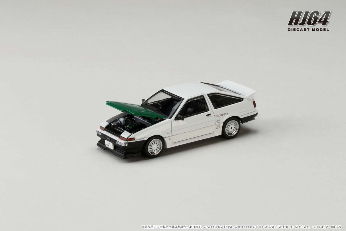Hobby Japan 1:64 Toyota Sprinter Trueno AE86 DRIFT KING with Dori Dori Mesh Wheels
