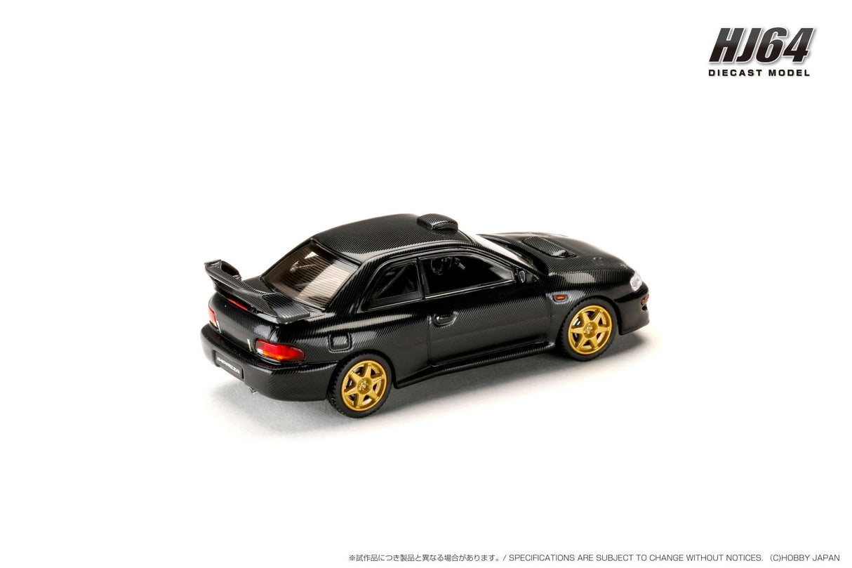 Hobby Japan 1:64 Subaru Impreza 22B STi Version (GC8) Rally Base Car in Carbon Black
