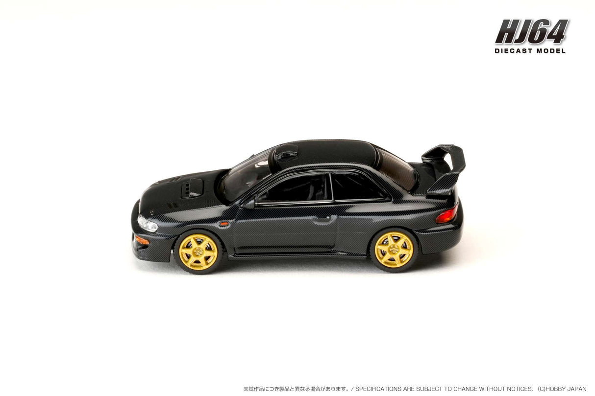 Hobby Japan 1:64 Subaru Impreza 22B STi Version (GC8) Rally Base Car in Carbon Black